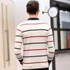 Autumn winter polo shirt High quality brand cotton men's Long sleeve casual striped men clothing 231222