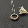 Dy 20 stijl merkontwerper retro gedraaid kruis dameshanger ketting klassiek heren gouden en zilveren vierkante diamanten ketting lengte 50 cm cadeau-sieraden met doos