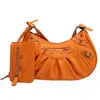 70% Factory Outlet Off Texture Rivet Motorcycle Autumn Versatile Crossbody Women's Bag on sale