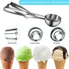 Baking Moulds Ice Cream Scoop Set With Multiple Size Trigger Stainless Steel Cookie Scoops Of 3 For