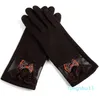 Gants en cachemire poignet doux hiver gardent les mitaines chaudes