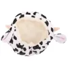 Berets Cow Plush Hat Boże Narodzenie Plushies Piękny lampart śliczne czapki urocze uszy ciepłe uszy