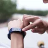 Plenagem de pulseira Smart Bracelet Freqüia CARENTO PRESTIONAÇÃO PEDOMETRA DE TELA DE RECULAÇÃO DE CORA DE COLA