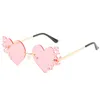 Lunettes de soleil Heart For Women Thin Metal Frame