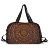 Duffel Bags Style hoogwaardige polyester reistas Mandala Patroon Hoogcapaciteit opvouwbare ontwerp Fit gaat uit naar reisexcursie