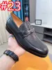 40medel فاخرة رسمية رسمية أحذية جلدية أحذية سلسة السطح المعدني أحذية مصنوعة يدويًا مجموعة مريحة أحذية غير رسمية