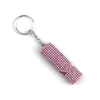 Wholesale outdoor self-defense tools key chain multi-color key chain accessories Fashion brick whistle key chain