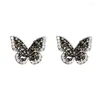 Pendientes de semental 2023 Summer Fresh Sweet Butterfly Simplicity Fashion versátil Accesorios de joyería de mujeres encantadoras
