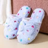 Slippers Female Cute Living Room Shoes Women's Bow Tie Autumn Winter House Warmth Thick Plush Soft Bedroom Floor Flip-flops