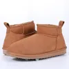 Hausschuhe Shevalues ​​Winter Plüsch Wildleder Frauenstiefel 2023 Classic Mini Fuzzy Knöchel Schnee Innen im Freien im Freien gemütliche flauschige Stiefelungen für Frauen