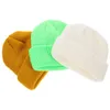 Bérets 3 PCS Capeur en tricot d'hiver épaissisère le chapeau de tricot pour les bonnets pour hommes à la mode.