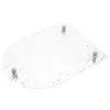 Dekorativa plattor Transparent hylla smycken ringhållare Trinka Tray Dish Trays Desktop Storage Box