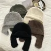 Beretti designer coreano retrò cappelli balaclava a maglia per donne autunno e inverno simpatico versatile protezione per le orecchie calde bomber cappellini uomini