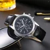 Wristwatches Classic Masculino Relogio Mens Casual Wristwatch Quartz Leather Strap Watches Male Quality Clock Out-door Reloj Hombre