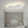 Żyrandole nowoczesna lampa żyrandol LED do sufitu dla dzieci sypialnia do jadalni salon Projekt w chmurze Dekora