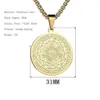 Fashion Men Necklace Solomon Seal Guarding Protection Pendant Stainless Steel The Seventh Pentacle of Mars Necklace Jewelry G12132493