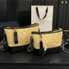 Women Shoulder Bag With Gold Letters Elephant Leather Quilted Luxury Handbag Diamond Lattice Coin Purse Fringe Cross Body Designer Bag Suitcase Pochette briefcase