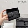 designer wallet caviar cc wallet purse Ladies Leather Wallets coin purse Mini Skinny Black Card Top Zip Coin Pouch with ID Holder Women Short Wallet HDMBAGS2023