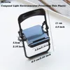 Desktop Cell Phone Holders Chair Shape Foldable Mobile Phone Mounts Mini Folding Chair Stand Creative Decoration