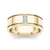 14k Yellow Gold FL Diamond Ring for Men Women Classic Anillos de Bizuteria 14K Gold Wedding Fine Jewelry Ring for Man Gemstone1254T