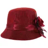 Berets Thermalhut Outdoor Frauen feines weibliches Geschenk verdickt war warmes lässiges Flachs -Mütze gestrickt für