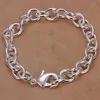 Chaîne de tradition Haute qualité Top 925 Silver Noble Fashion Charm Bracelet Jewelry2742