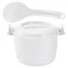 Dinnerware 1 Set Microwave Rice Cooker Multifunction Cooking Container With Spoon