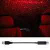 Auto Roof Star Light LED Interior Interior Ambient Star Night Projector USB per auto da letto per la festa della festa NEON Atmosfera Decorazione Lampada