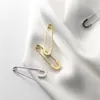 Xiha 925 Sterling Silver Hoop Earrings for Women Safety Pin Earings Fashion Jewelry 2021285V