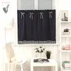 Curtain Pastoral Style Bowknot Short Bay Window Balcony Student Bed Living Room Kitchen Home Decoration