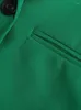 Office de roupas externas Lady Plus Tamanho Blazers verdes Mangas compridas pretas LOUPA SONO CASA DOMENCIADO DO FEMANIZADO DE FEMANIZADO INFERIOR FEMAN FEMAN LIM