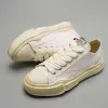 2024 NOUVEAU Co marque MMY Dissolving Shoes Designer Casual Chaussures Maison Mihara Yasuhiro vert épais semelles amoureux papa sport chaussures de planche décontractées