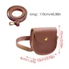 Outdoor Bags Mini Crossbody Bag For Kids PU Leather Shoulder Purse With Adjustable Strap Fanny Pack