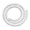 Ny ankomst högkvalitativ män Kvinnor smycken 6mm 925 Sterling Silver VVS Moissanite Diamond Freshwater Pearl Tennis Chain Halsband