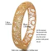 Bracele 4pcs set féminins bracelets middle east arab dubaï bangles african 24k gold couleurs bijoux bijoux de bijoux dons 2450