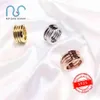 S925 Sterling Silver Ring Brand Zero Spring Luxury Original Trendy Design Anniversary Party for Women Lovers med 211116182S
