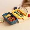 Naczynie obiadowe Wysokiej temperatury Student Lunch Box Pojedyncza warstwa Bento Leak Proof Pieczęci Organizacja i przechowywanie pokoju