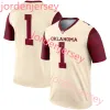 Ny NCAA Oklahoma Football Jersey Kyler Murray 7 Spencer Rattler Baker Mayfield Brian Bosworth Perine Red White Mens College Jerseys Stitche