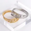 Bangle Elegant Multi Layers 2mm Stainless Steel Wire Bracelets For Women Girls Fashion Wristbands High Quality Jewelry Free Gift