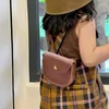 Outdoor Bags Mini Crossbody Bag For Kids PU Leather Shoulder Purse With Adjustable Strap Fanny Pack