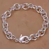 Chaîne de tradition Haute qualité Top 925 Silver Noble Fashion Charm Bracelet Jewelry2742