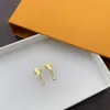 Lady Fashion Earring Designer Heart Shape Hoop and Letter Sign Luxury Earrings High End Jewelry for Woman Top Quality Multiple Opt250k