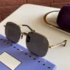 Novos óculos de grife de estilista de moda Look de luxo de luxo óculos de sol retangular para homens homens vintage tons quadrados grossos sunnies nus unsisex Óculos de sol com caixa ert