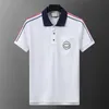 Mens Designer Polo Shirts For Man High Street Italy Embrodery Printing Brands Kläder Fashionabla korta ärmar Kläd Tees