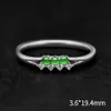 Delicate Highest Level Genuine Jade White Gold Diamond Sun Green Color Icy Jadeite Engagement Ring