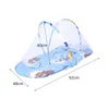 Babybed muggen netto draagbare opvouwbare wiegje netting polyester geboren voor zomerse reis play tent kinderen beddengoed 23122222