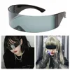 1PC Fashion Future Warrior Bezlasy przeciwsłoneczne Punk Retro Słońce okulary słoneczne Vintage Gothic Invasses UV Protection Party