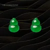 Sier Diamond Natural Green Jadeite collana in pendenza di gioielli squisiti classici per i propri regali