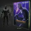 Tableau de graphique Black Panther Péripheral Modèle fait à la main Simulation 33 cm Grande poupée en émail Superman Série Male Cross Cross Border Wholesale 2 92