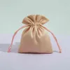 50pcs High Quality flannel Storage Velvet Bags Beads Tea Candy Jewelry Organza Drawstring Bag for Wedding Christmas Gift Pouches2632